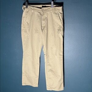 RVCA Men’s Tan Straight The Week-End Chino Size 32